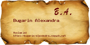 Bugarin Alexandra névjegykártya